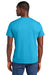 District DT6000 Mens Very Important Short Sleeve Crewneck T-Shirt Light Turquoise Blue Model Back