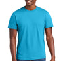 District Mens Very Important Short Sleeve Crewneck T-Shirt - Light Turquoise Blue