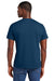 District DT6000 Mens Very Important Short Sleeve Crewneck T-Shirt Neptune Blue Model Back