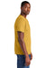 District DT6000 Mens Very Important Short Sleeve Crewneck T-Shirt Ochre Yellow Model Side