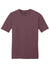 District DT6000 Mens Very Important Short Sleeve Crewneck T-Shirt Plum Purple Flat Front