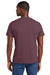 District DT6000 Mens Very Important Short Sleeve Crewneck T-Shirt Plum Purple Model Back