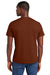 District DT6000 Mens Very Important Short Sleeve Crewneck T-Shirt Russet Red Model Back