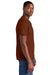 District DT6000 Mens Very Important Short Sleeve Crewneck T-Shirt Russet Red Model Side