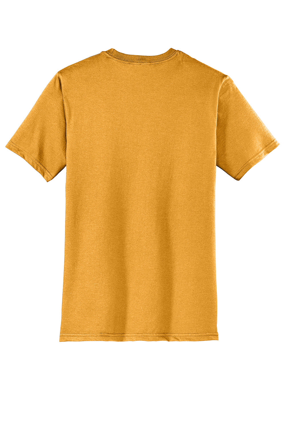 District DT6000 Mens Very Important Short Sleeve Crewneck T-Shirt Gold Flat Back