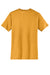 District DT6000 Mens Very Important Short Sleeve Crewneck T-Shirt Gold Flat Back