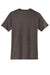 District DT6000 Mens Very Important Short Sleeve Crewneck T-Shirt Heather Brown Flat Back