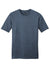 District DT6000 Mens Very Important Short Sleeve Crewneck T-Shirt Heather Navy Blue Flat Front