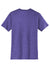 District DT6000 Mens Very Important Short Sleeve Crewneck T-Shirt Heather Purple Flat Back