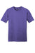 District DT6000 Mens Very Important Short Sleeve Crewneck T-Shirt Heather Purple Flat Front