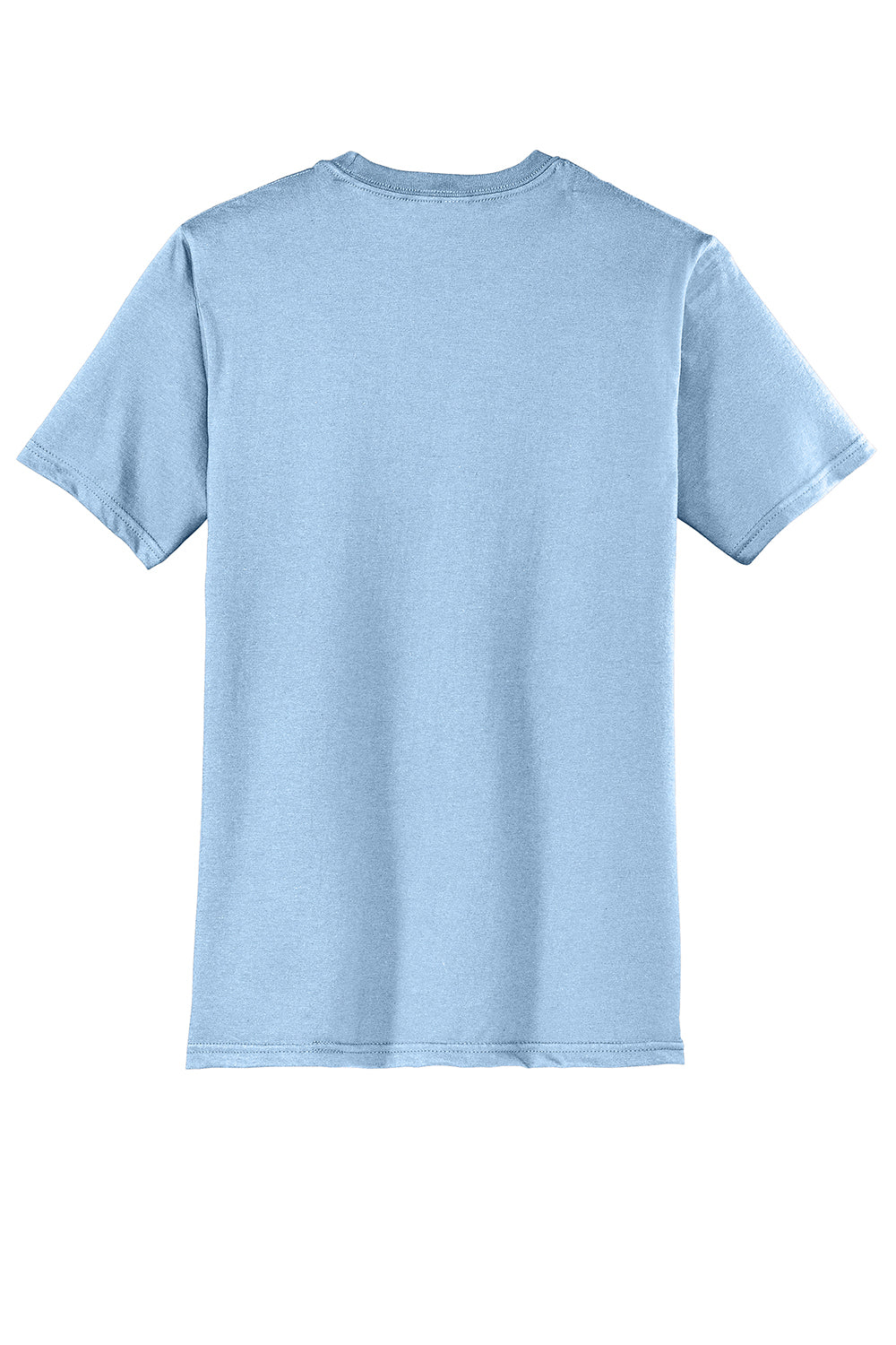 District DT6000 Mens Very Important Short Sleeve Crewneck T-Shirt Ice Blue Flat Back