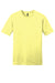 District DT6000 Mens Very Important Short Sleeve Crewneck T-Shirt Lemon Yellow Flat Front