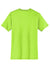 District DT6000 Mens Very Important Short Sleeve Crewneck T-Shirt Lime Shock Green Flat Back