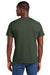 District DT6000 Mens Very Important Short Sleeve Crewneck T-Shirt Olive Green Model Back