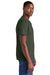 District DT6000 Mens Very Important Short Sleeve Crewneck T-Shirt Olive Green Model Side