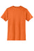 District DT6000 Mens Very Important Short Sleeve Crewneck T-Shirt Orange Flat Back