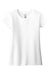 District DT6001YG Youth Very Important Short Sleeve Crewneck T-Shirt White Flat Front