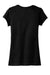 District DT6001 Womens Very Important Short Sleeve Crewneck T-Shirt Black Flat Back