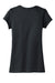 District DT6001 Womens Very Important Short Sleeve Crewneck T-Shirt Charcoal Grey Flat Back