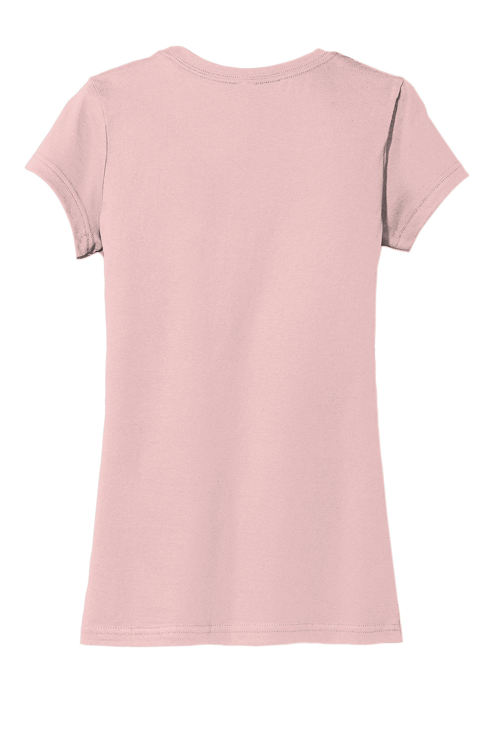 District DT6001 Womens Very Important Short Sleeve Crewneck T-Shirt Dusty Lavender Flat Back