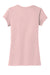 District DT6001 Womens Very Important Short Sleeve Crewneck T-Shirt Dusty Lavender Flat Back