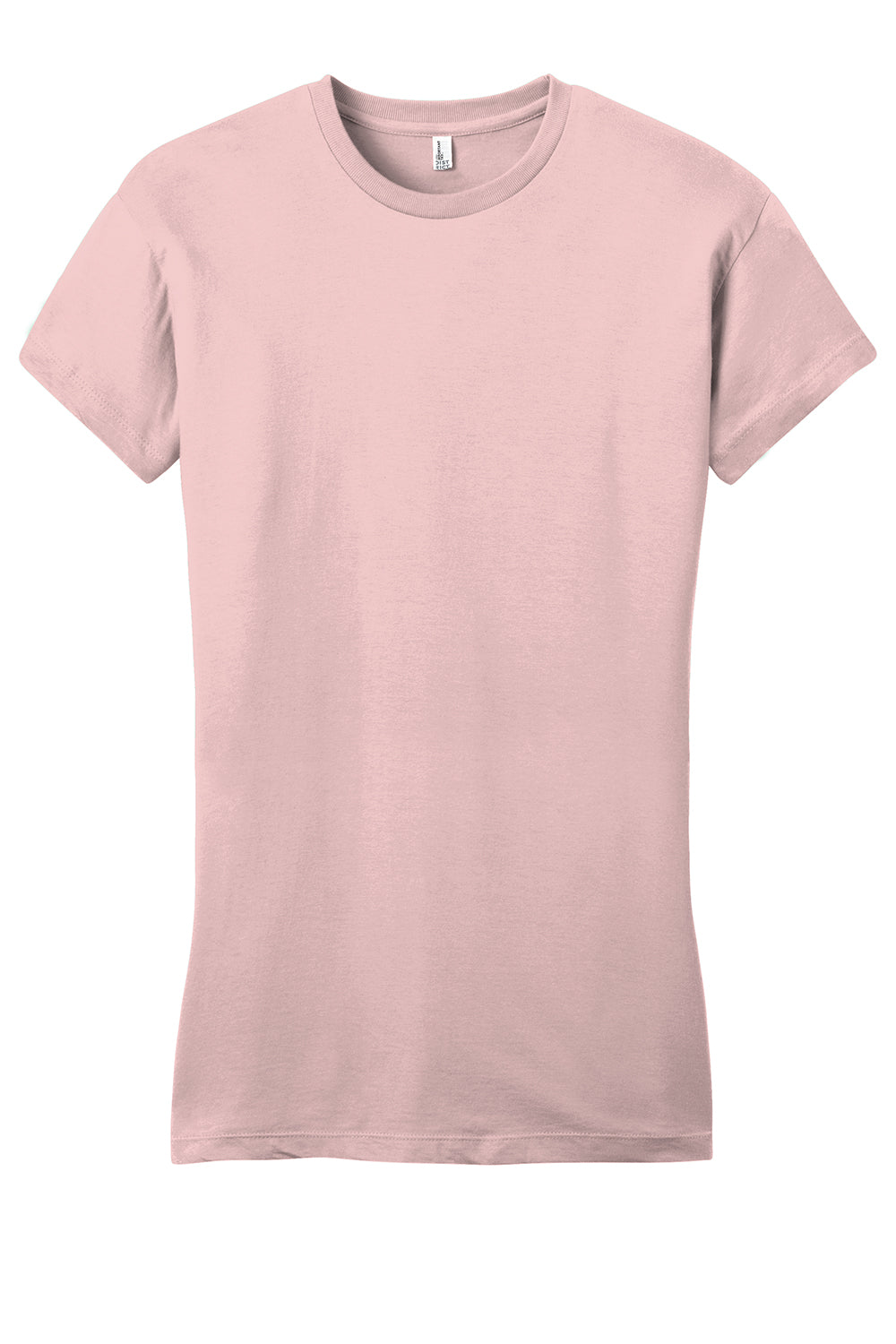 District DT6001 Womens Very Important Short Sleeve Crewneck T-Shirt Dusty Lavender Flat Front