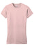 District DT6001 Womens Very Important Short Sleeve Crewneck T-Shirt Dusty Lavender Flat Front