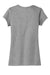 District DT6001 Womens Very Important Short Sleeve Crewneck T-Shirt Grey Frost Flat Back