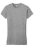 District DT6001 Womens Very Important Short Sleeve Crewneck T-Shirt Grey Frost Flat Front