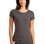 District Womens Very Important Short Sleeve Crewneck T-Shirt - Heather Brown