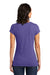 District DT6001 Womens Very Important Short Sleeve Crewneck T-Shirt Heather Purple Model Back