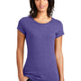 District Womens Very Important Short Sleeve Crewneck T-Shirt - Heather Purple