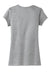 District DT6001 Womens Very Important Short Sleeve Crewneck T-Shirt Heather Light Grey Flat Back