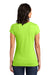 District DT6001 Womens Very Important Short Sleeve Crewneck T-Shirt Lime Shock Green Model Back