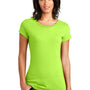 District Womens Very Important Short Sleeve Crewneck T-Shirt - Lime Shock Green