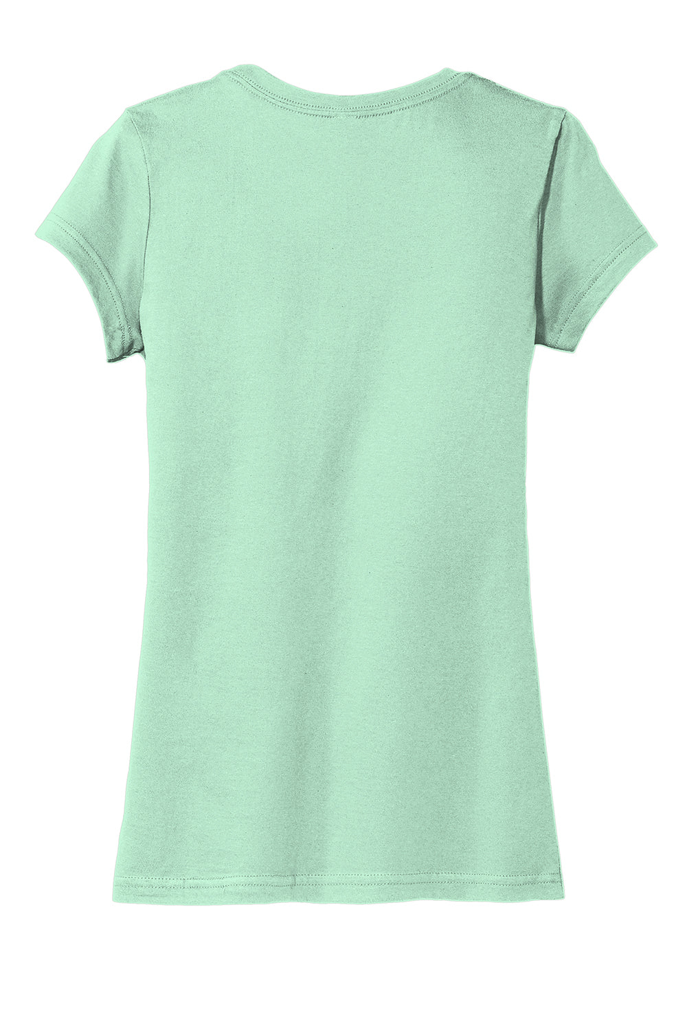 District DT6001 Womens Very Important Short Sleeve Crewneck T-Shirt Mint Green Flat Back