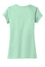 District DT6001 Womens Very Important Short Sleeve Crewneck T-Shirt Mint Green Flat Back