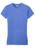 District DT6001 Womens Very Important Short Sleeve Crewneck T-Shirt Royal Blue Frost Flat Front