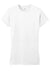 District DT6001 Womens Very Important Short Sleeve Crewneck T-Shirt White Flat Front