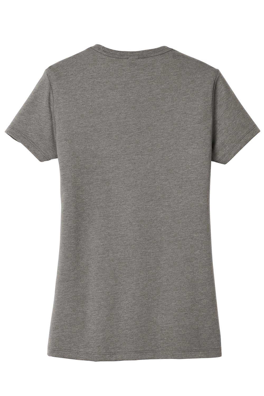 District DT6002 Womens Very Important Short Sleeve Crewneck T-Shirt Grey Frost Flat Back