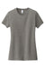 District DT6002 Womens Very Important Short Sleeve Crewneck T-Shirt Grey Frost Flat Front