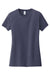 District DT6002 Womens Very Important Short Sleeve Crewneck T-Shirt Heather Navy Blue Flat Front