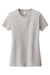 District DT6002 Womens Very Important Short Sleeve Crewneck T-Shirt Heather Light Grey Flat Front