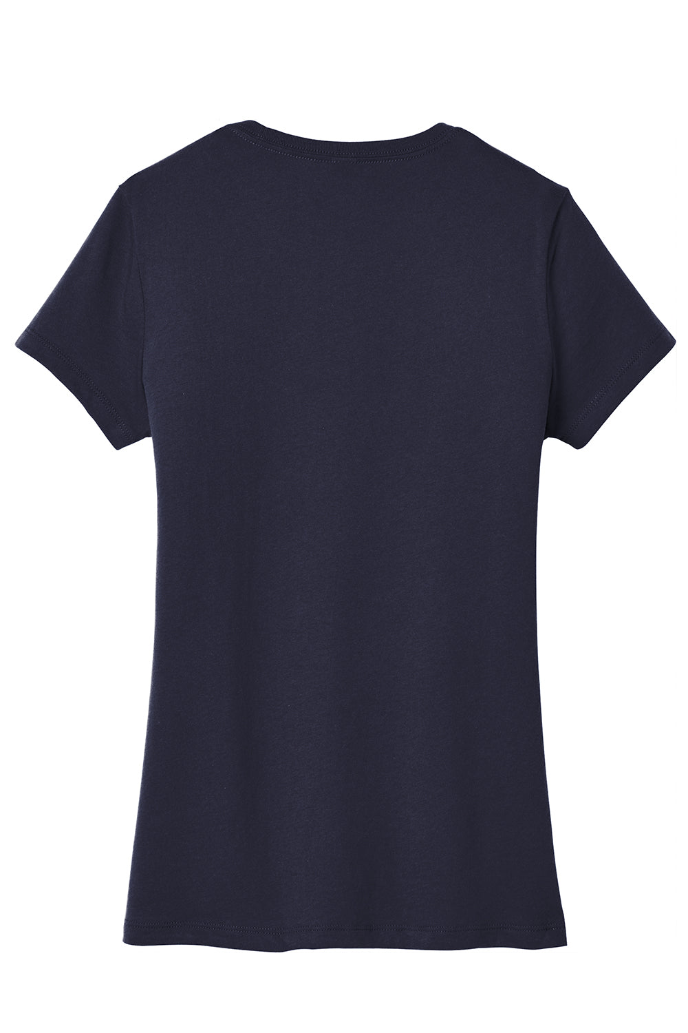 District DT6002 Womens Very Important Short Sleeve Crewneck T-Shirt New Navy Blue Flat Back