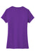 District DT6002 Womens Very Important Short Sleeve Crewneck T-Shirt Purple Flat Back