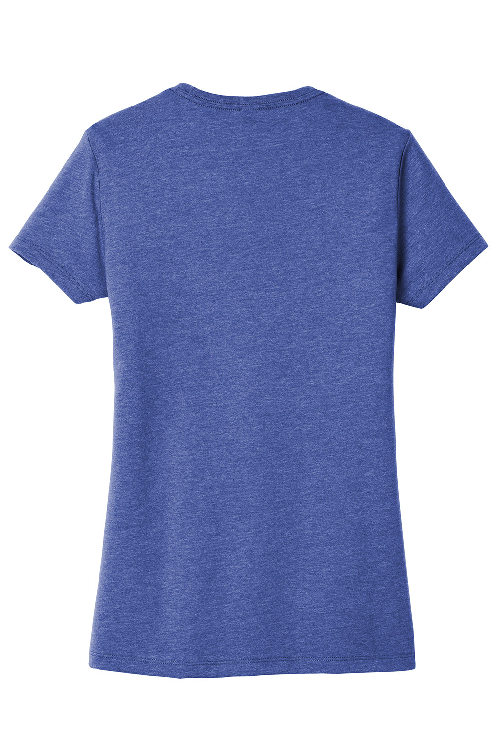 District DT6002 Womens Very Important Short Sleeve Crewneck T-Shirt Royal Blue Frost Flat Back