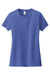 District DT6002 Womens Very Important Short Sleeve Crewneck T-Shirt Royal Blue Frost Flat Front