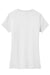 District DT6002 Womens Very Important Short Sleeve Crewneck T-Shirt White Flat Back