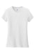 District DT6002 Womens Very Important Short Sleeve Crewneck T-Shirt White Flat Front