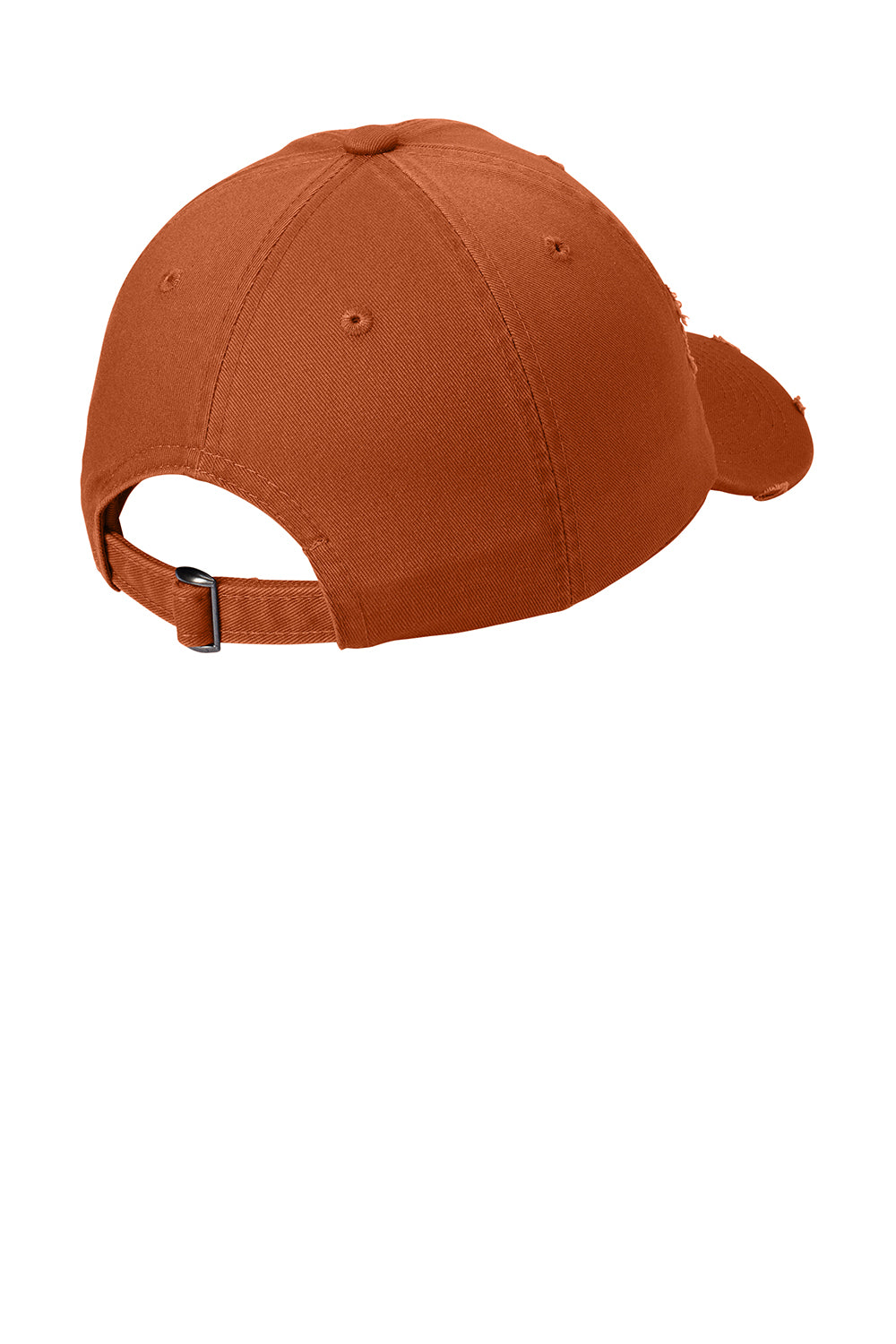 District DT600 Mens Adjustable Hat Burnt Orange Flat Back